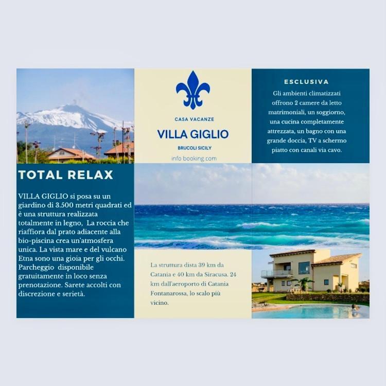 Villa Giglio Brucoli Exteriör bild